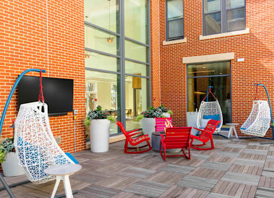 Outdoor Patio at The Vale at the Parks, Washington District of Columbia  