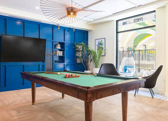 Billiards Table at The Vale at the Parks, Washington, 20012  
