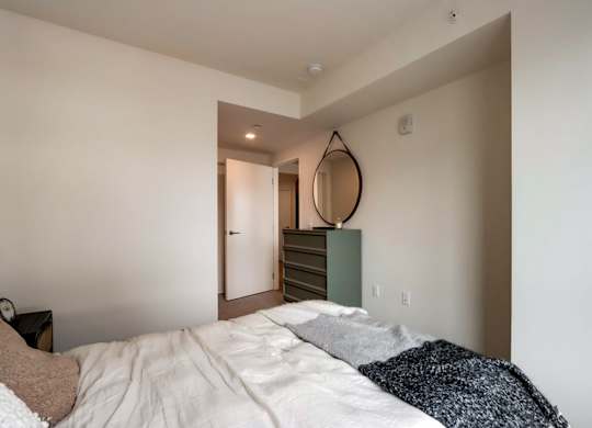 Comfortable Bedroom at Channel House, California, 94607