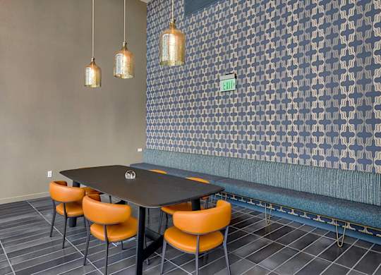 Dining Area at Channel House, Oakland, CA, 94607