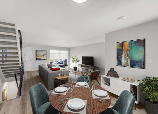 Dining Room at The Lex At Lowry, Denver