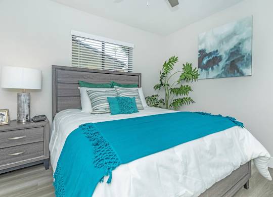 Comfortable Bedroom at Solara, Phoenix, AZ 85033