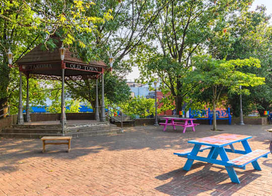 Picnic Bench at The Vale at the Parks, District of Columbia, 20012