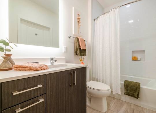 Bathroom With Bathtub at The Vale at the Parks, District of Columbia  