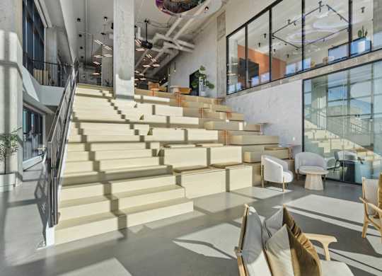 Community area for events at Velaris Living Apartments, Colorado, 80205