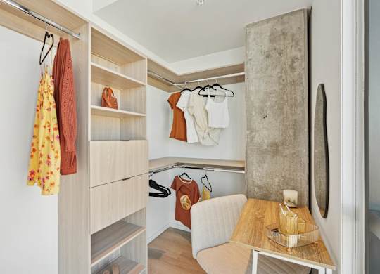 Closet at Velaris Living Apartments, Denver, 80205