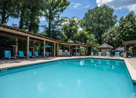 Blue Cool Pool at Latitude at Riverchase, Hoover, Alabama