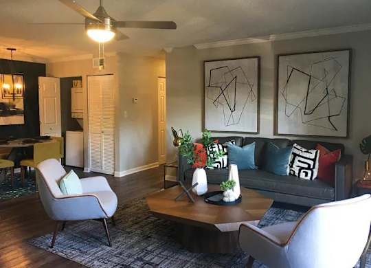 Spacious Living Area at Latitude at Riverchase, Hoover, Alabama