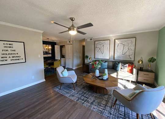Living Room at Latitude at Riverchase, Hoover, AL