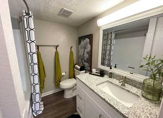 Bathroom With Bathtub at Latitude at Riverchase, Hoover, Alabama