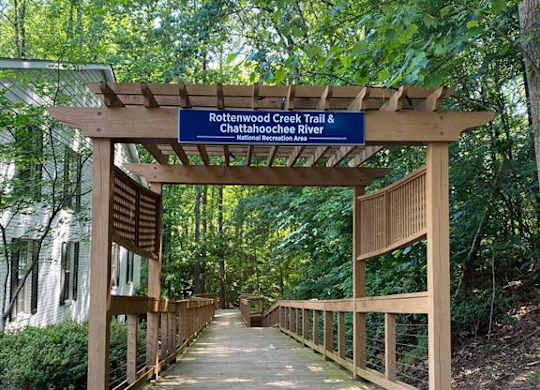 Trail And River Area at Vinings RiverVue, Atlanta, Georgia