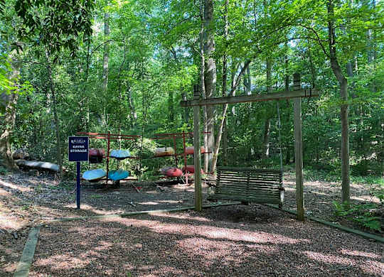 Kayak Storage at Vinings RiverVue, Atlanta, Georgia
