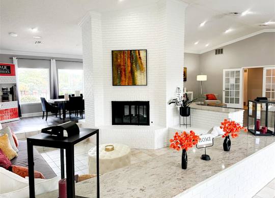 Firepit Living Area at Vue on Medlock, Peachtree Corners, Georgia