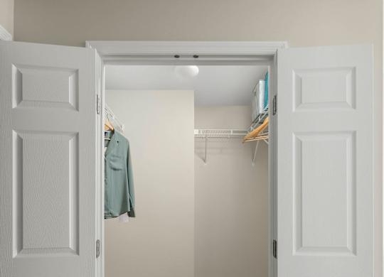 Closet View at Palma, Doral, FL