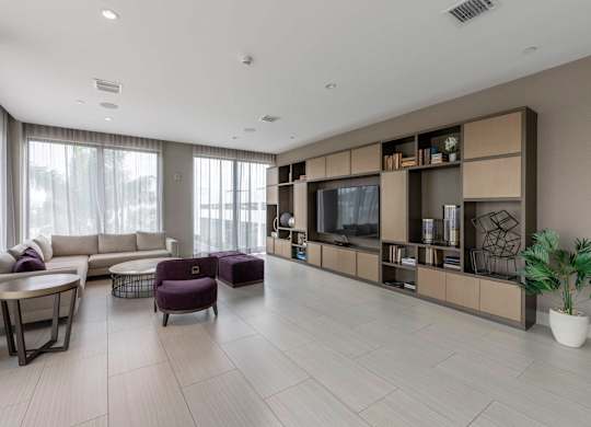 Living Area With TV at Palma, Doral, FL, 33166