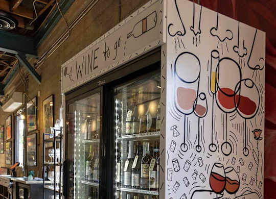 A wine shop at The Wilson, Santa Monica, 90405