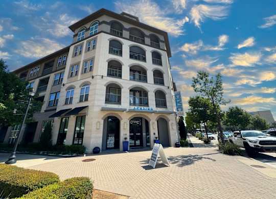 Leasing Exterior at Civic at Frisco Square Apartments, Frisco, TX