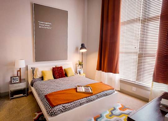 Beautiful Bright Bedroom at Civic at Frisco Square Apartments, Frisco, TX, Texas, 75034