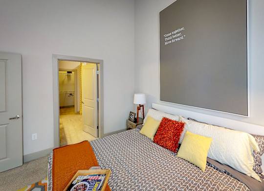 Comfortable Bedroom With Large Closet at Civic at Frisco Square Apartments, Frisco, TX, Texas, 75034