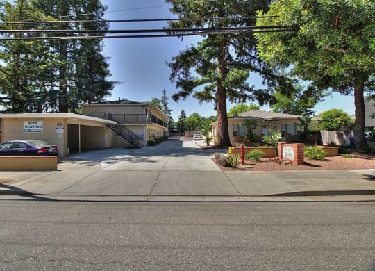 Property Entrance at Pines, Campbell, California