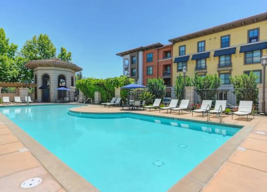 Outdoor Pool at Renaissance Square, Concord, CA, 94520
