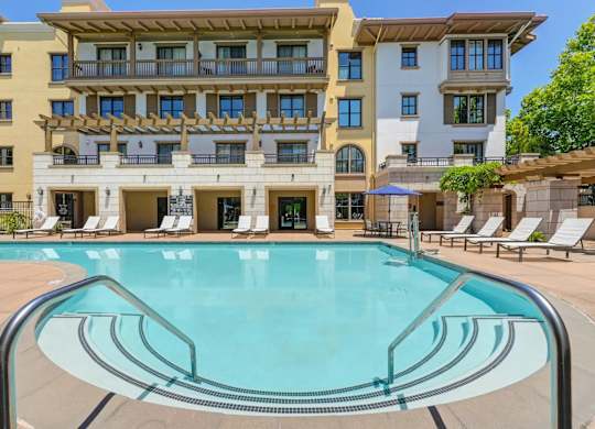 Swimming pool at Renaissance Square, Concord, California