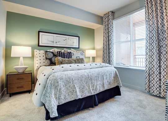 Bedroom with Window at Renaissance Square, Concord, CA