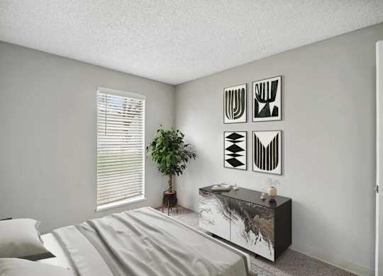 Bright Bedroom at Villages at Gateway, Colorado