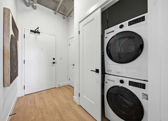 White Laundry Room at Richmond Square, London, ON