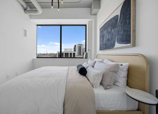 Cozy Bedroom at Richmond Square, London, Ontario