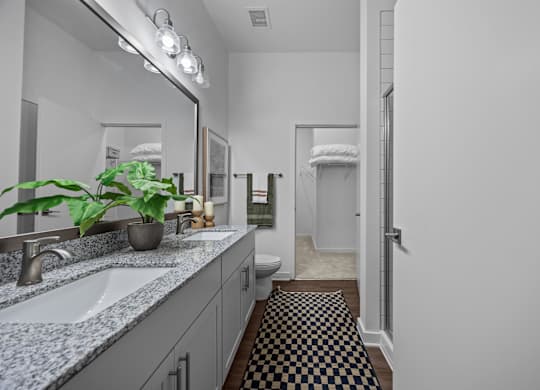 Bathroom With Vanity Lights at Address East End, North Carolina, 27610