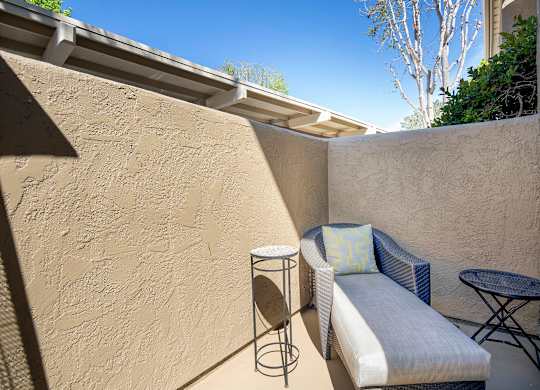 Patio with lounger