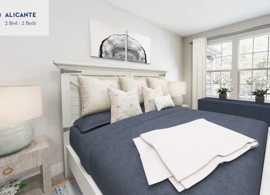 Alicante - master bedroom  at Mission Hills, California, 93012