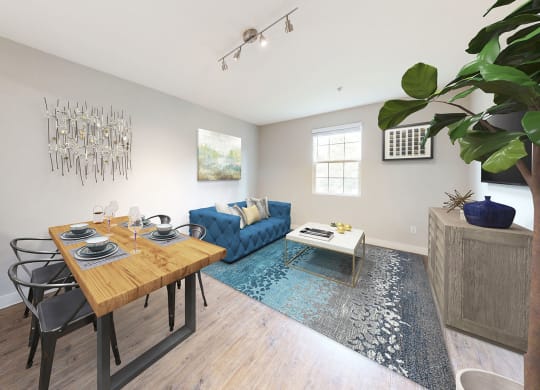 Anacapa - living room and dining area  at Mission Hills, Camarillo, CA, 93012