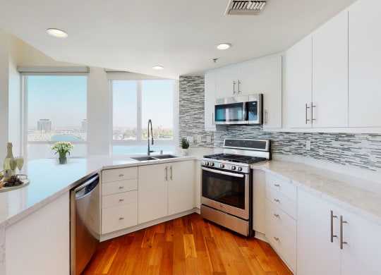 Kitchen in Esprit Apartment Homes  at Esprit Apartments, Marina del Rey, CA
