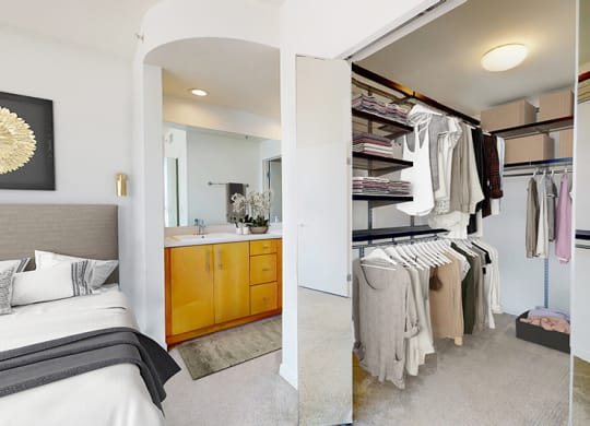 Large Closet  at Esprit Apartments, Marina del Rey, CA