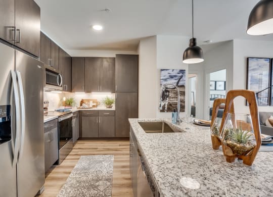 Granite Countertop Kitchen at Aurora Watson Branch, Mansfield
