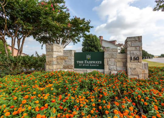Property Signage at The Fairways at Star Ranch, Hutto, Texas