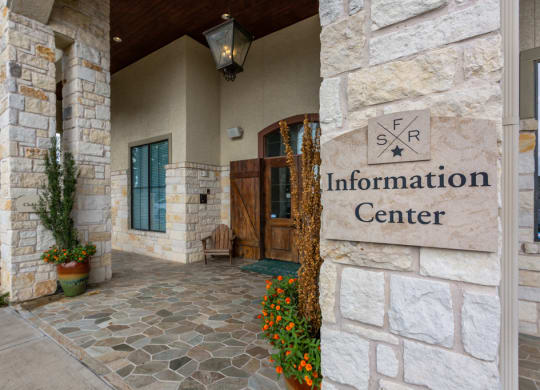 Information Center at The Fairways at Star Ranch, Hutto, TX