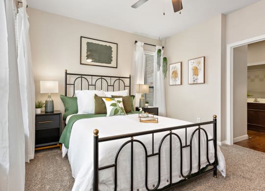 Large bedrooms and lots of natural light! at The Fairways at Star Ranch, Texas