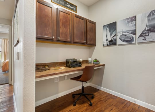 Do homework or work from a built in desk! at The Fairways at Star Ranch, Hutto, TX, 78634