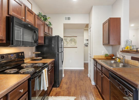 Your kitchen includes designer upgrades! at The Fairways at Star Ranch, Texas