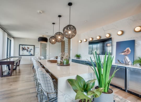 a view of the kitchen and dining area from the living room at Aurora Watson Branch, Mansfield