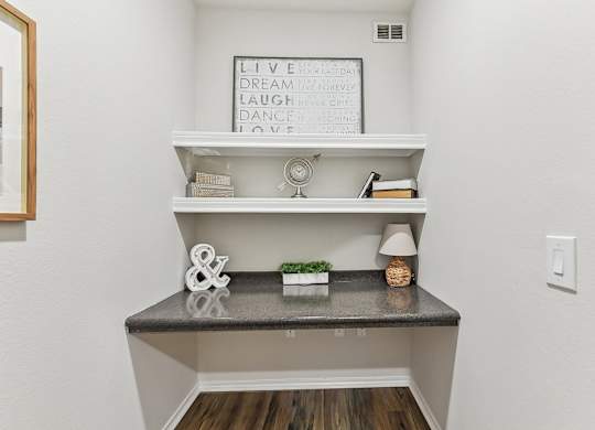 Work Desk at Stone Oak @ Parmer, Austin, Texas