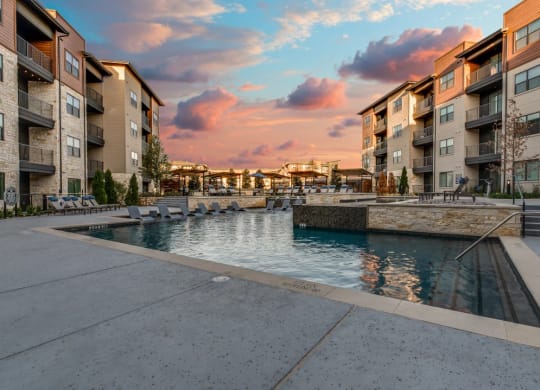 take a dip in our resort style swimming pool  at Aurora Watson Branch, Texas