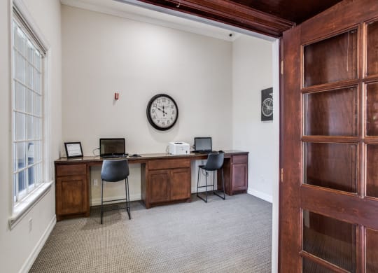Business Center at La Ventura Apartments, Plano, Texas
