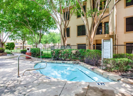 Heated Spa at The Canyons Apartments, Fort Worth, Texas