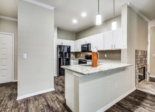 Kitchen Unit at The Canyons Apartments, Texas, 76116