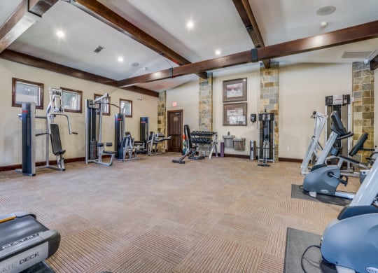 Community Fitness Center at The Canyons Apartments, Fort Worth, Texas