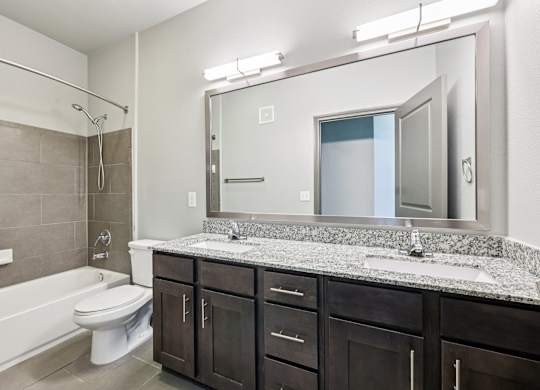 Bathroom With Bathtub at North Creek, Hutto, Texas